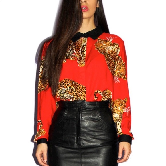 MinkPink Into The Jungle Blouse - Picture 1 of 4